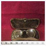 Pair Of Gold-Filled Eyeglasses & Case (Antique)