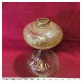 Glass Oil Lamp Base (Antique)