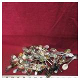 Large Lot Of Assorted Souvenir Spoons (Vintage)