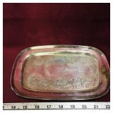 Primrose Plate S.P. Copper Bread Plate (Vintage)