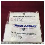 Lot Of 2 Bud Light NHL T-Shirts (Vintage) (Sealed)