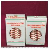 2 Boxes Of Bead Chain Garland (Vintage)