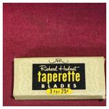 Box Of Taperette Razor Blades (Vintage)