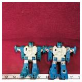 Pair Of 1984 Hasbro Transformer Figures