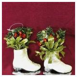 Pair Of Ice Skates Christmas Ornaments