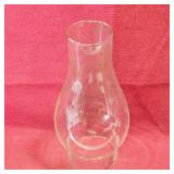 Glass Oil Lamp Chimney (Vintage)