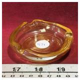 Small Glass Ashtray (Vintage) (3 1/4")
