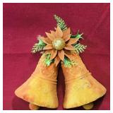 Pair Of Christmas Bells Decoration (Vintage)