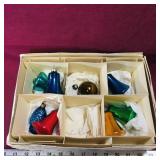 Box Of 8 Christmas Ornaments (Vintage)