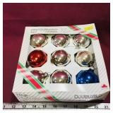 Box Of 9 Christmas Ornaments (Vintage)
