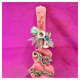"Merry Christmas" Wall Mount Decoration (Vintage)