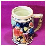 Pottery Stein (Vintage) (4" Tall)