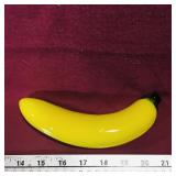 Art Glass Banana (7" Long)