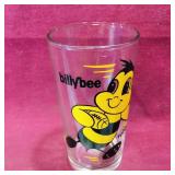 Billy Bee Drinking Glass (Vintage) (4 3/4" Tall)
