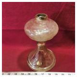 Glass Oil Lamp Base (Antique)