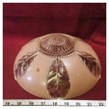 Glass Ceiling Light Cover (Vintage)