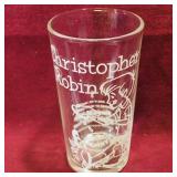Winnie The Pooh Christopher Robin Glass