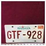 2009 New Brunswick License Plate