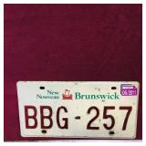 2011 New Brunswick License Plate