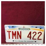 Unused New Brunswick License Plate (Sealed)