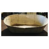 Large Painted Metal Wash Basin (Vintage)