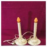 Christmas Candlestick Light Decorations (Vintage)