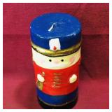 Wax Nutcracker Candle (Vintage) (Unused)