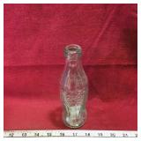 Coca-Cola Embossed Glass Beverage Bottle