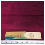 Wooden Coin Holder (Made In Occupied Japan)