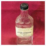 Fredericton NB John S. Savage Druggist Bottle