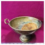 Handled Brass Pot (Antique)