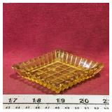 Small Amber Glass Dish (Vintage)