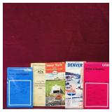 Lot Of 5 Assorted Road Maps (Vintage)