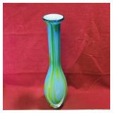 Large Cased Glass Vase (16" x 3 3/4")