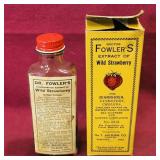 Dr. Fowler Wild Strawberry Extract Bottle & Box