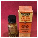 Liquid Corn Remedy Bottle & Box (Vintage)