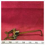 Brass Sheet Music Clip (Antique) (6" Long)