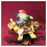 Resin & Metal Frosty Rocking Horse