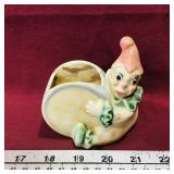 Ceramic Clown Planter (Vintage) (Made In Japan)