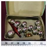 Lot Of 13 Small Christmas Ornaments (Vintage)