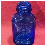 Cobalt Blue Milk Of Magnesia Bottle (Vintage)
