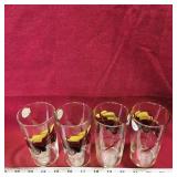Set Of 4 Canadian Tire Classic Automobile Glasses