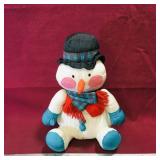 Handmade Frosty Snowman Plush Doll (Vintage)