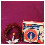 Good-Lite Cellophane Wreath & Box (Vintage)