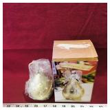 Glass Angel Christmas Ornament & Box