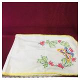 Embroidered Table Runner (Vintage) (12" x 36")