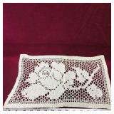 Crochet Doilie (Vintage) (10 1/4" x 16")