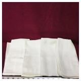 Set Of 4 Large Linen Napkins (Vintage)