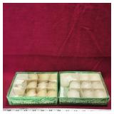 2 Boxes Of Small Wax Candles (Vintage) (Unused)