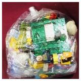 Bag Lot Of Assorted Lego Pieces